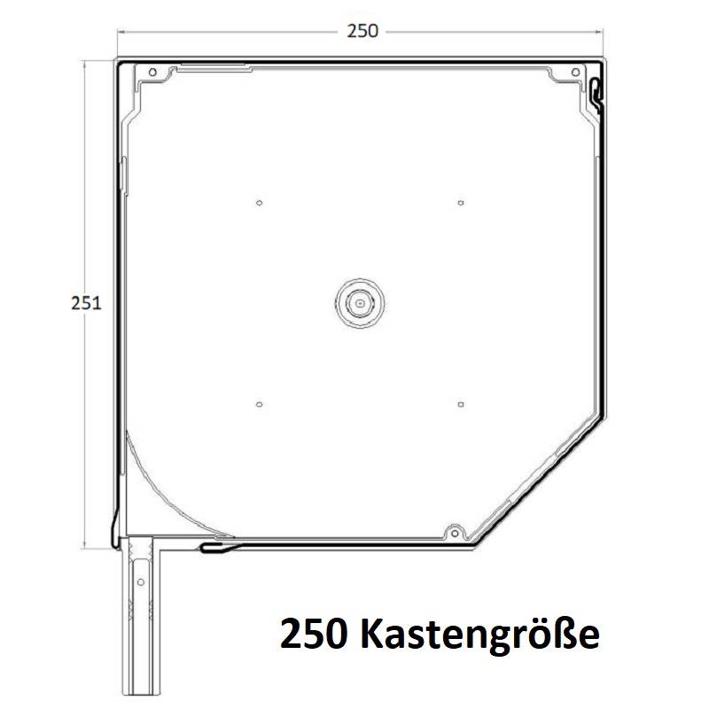250 Kastengröße