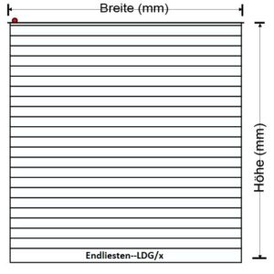 ALU Mini-Rolladenpanzer- 43mm