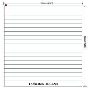 ALU Maxi-Rolladenpanzer- 52mm