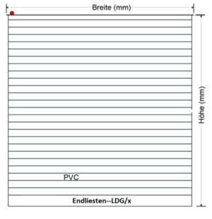PVC Mini-Rolladenpanzer- 37mm